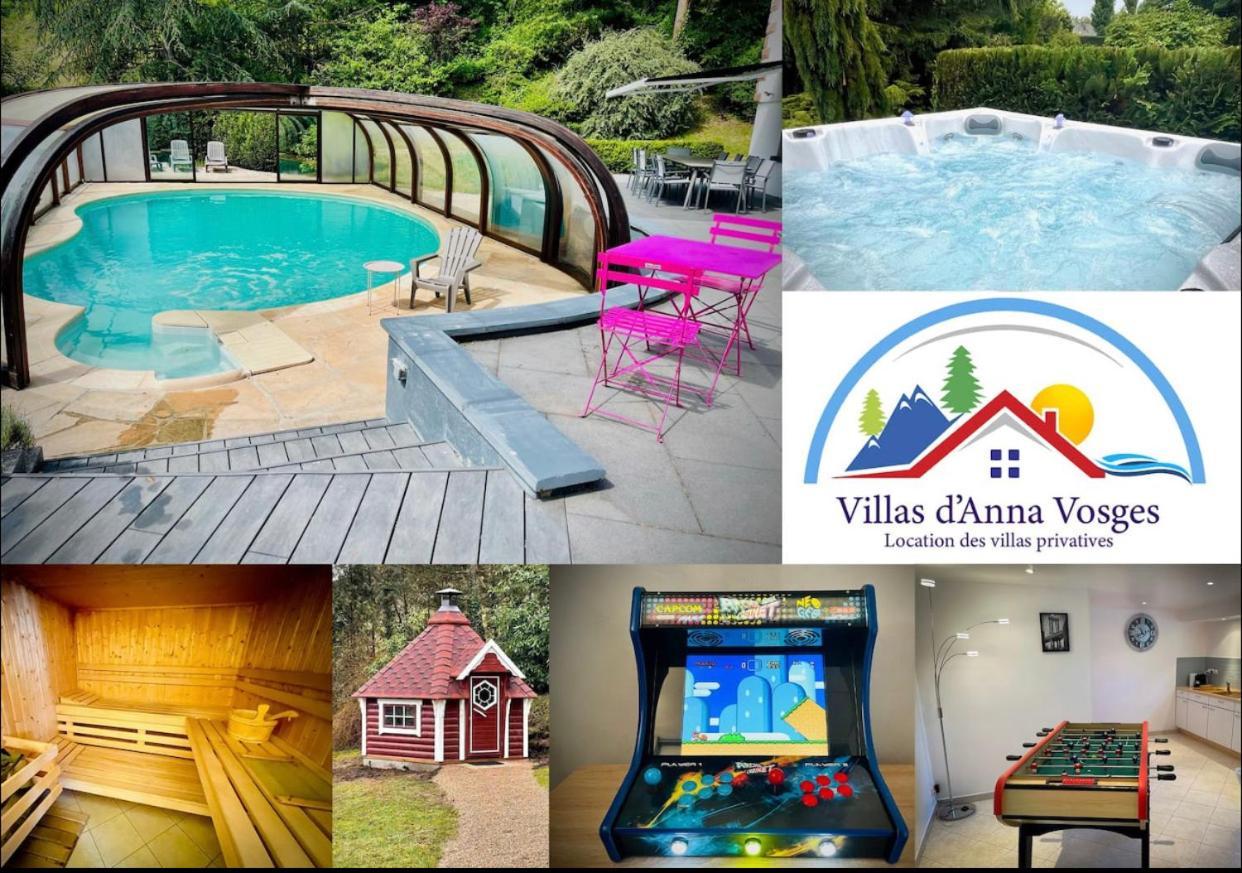 Villa 250M2 Avec Piscine Chauffee & Spa & Kota-Grill & Sauna Saint-Die-des-Vosges Eksteriør billede